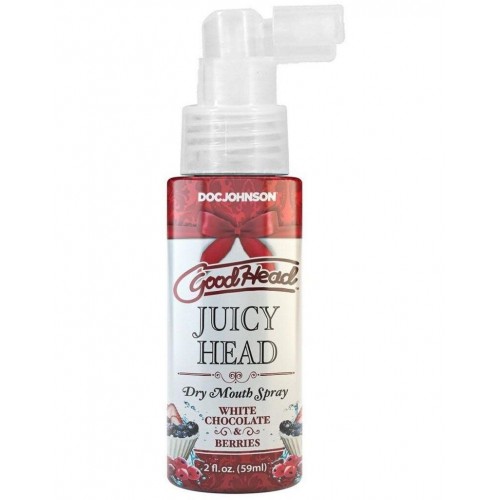 Зволожувальний спрей оральний Doc Johnson GoodHead - Juicy Head - White Chocolate and Berries 59мл в інтернет супермаркеті PbayMarket!