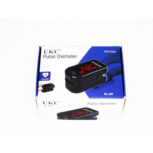 Пульсоксиметр електронний Pulse Oximeter UKS BS-230 Чорний в інтернет супермаркеті PbayMarket!