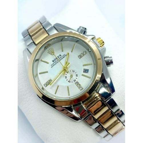 Наручний годинник жіночий No Brand Rolex Золотисто-срібний (IBW900SYO) Наручний годинник жіночий No Brand Rolex Золотисто-срібний (IBW900SYO)
