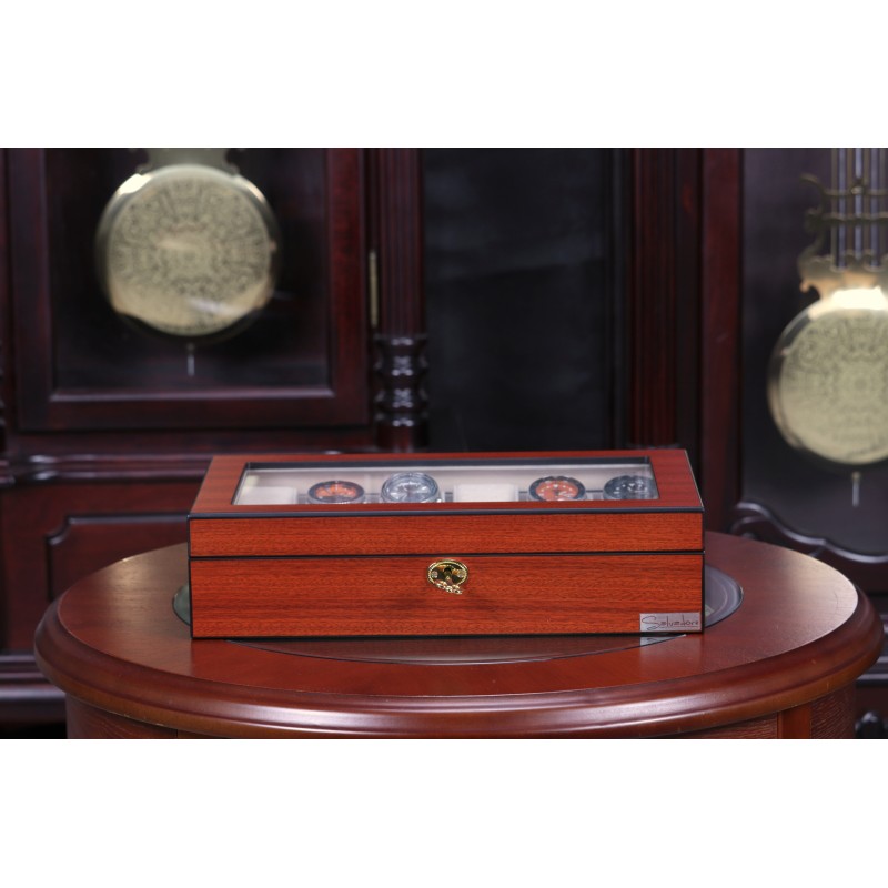 Скринька для зберігання годинників Salvadore Бордовий WB/1087/12.C