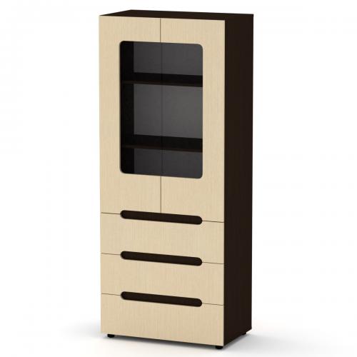 Шафа Компаніт Стиль 21 Венге темний + Венге світла Шафа Компаніт Стиль 21 Венге темний + Венге світла