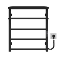 Рушникосушарка електрична Lux Hotel П5 400х600 Deffi Чорний JD04 (A.LH.60.40.5.E.B.R.2)