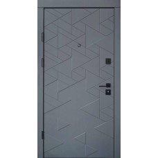 Двері вхідні в квартиру Фрост двоколірна Ваш ВиД Дуб табак 960,860х2050х95 Ліве/Праве