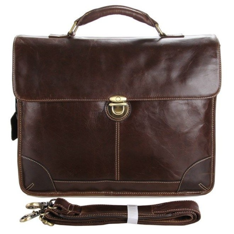 Сумка чоловіча Vintage 14085 для ноутбука Коричнева, Коричневий