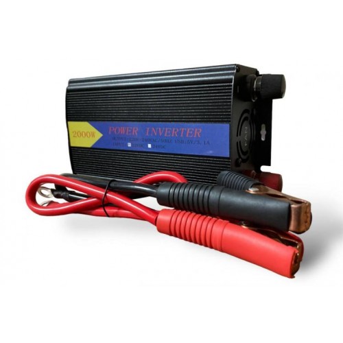 Перетворювач напруги інверторний OPT-TOP Power Inverter 12-220 V 2000W USB вихід (1756375733) в інтернет супермаркеті PbayMarket!