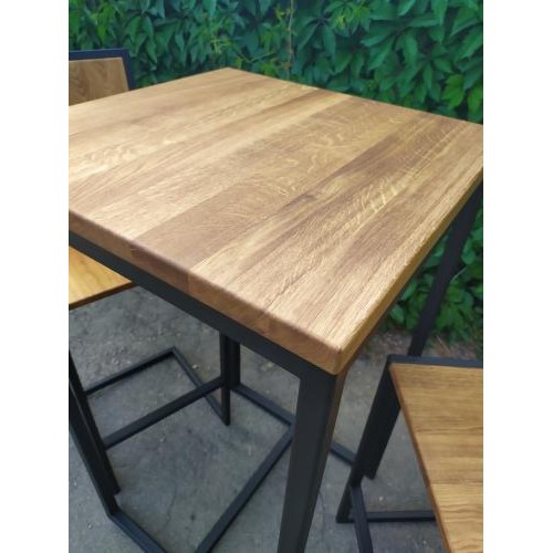 Стіл барний GoodsMetall у стилі Лофт 1100х600х600 БСТ101 Стіл барний GoodsMetall у стилі Лофт 1100х600х600 БСТ101