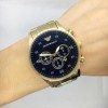 Наручний годинник чоловічий No Brand Emporio Armani Золотистий (IBW680YB)