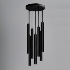 Світильник підвісний MSK Electric Elegant NL 4045-7R BK