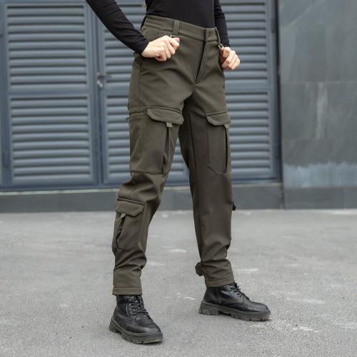 Брюки-карго жіночі Pobedov Hardy 346078 XL Хакі (00000005774) Брюки-карго жіночі Pobedov Hardy 346078 XL Хакі (00000005774)