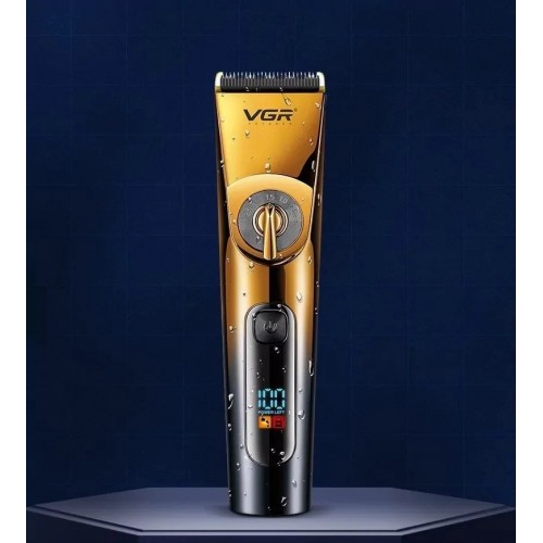 Машинка для стрижки волосся VGR V-663 Чорно-золотистий (2132328400)