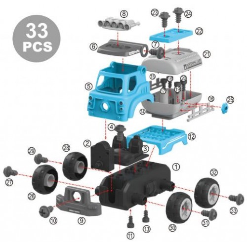Цистерна Diy Spatial Creativity LM8053-DZ-1 Різнокольорова (6477792)