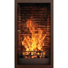 Обігрівач-картина інфрачервоний настінний Тріо 400W 100 х 57 см, камін 3D (010013)