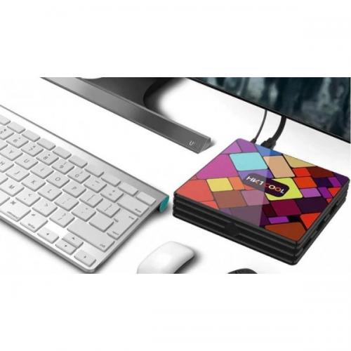 Смарт приставка (Smart TV) медіааплеєр Andorid 9.0 з Bluetooth та дисплеєм XPROCAST HK1 4GB/32GB