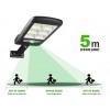 Вуличний ліхтар на стовп solar street light BL BK 120-6COB/7498/9896