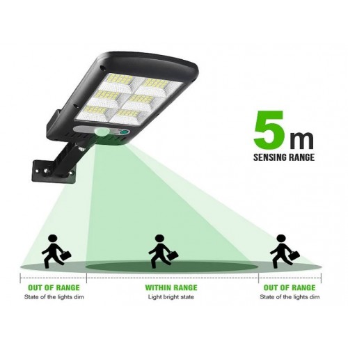 Вуличний ліхтар на стовп solar street light BL BK 120-6COB/7498/9896 Вуличний ліхтар на стовп solar street light BL BK 120-6COB/7498/9896