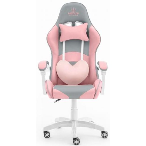 Комп'ютерне крісло Hell's Rainbow Pink-Gray Комп'ютерне крісло Hell's Rainbow Pink-Gray