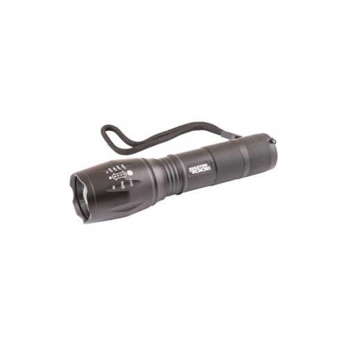 Ліхтарик з регулюванням фокусу MASTERTOOL 5 режимів 130х38х28 мм CREE XM-L T6 LED 3xAAA/1x18650 AL 94-0819 Ліхтарик з регулюванням фокусу MASTERTOOL 5 режимів 130х38х28 мм CREE XM-L T6 LED 3xAAA/1x18650 AL 94-0819