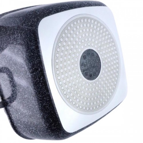 Каструля з кришкою мармурове покриття Benson BN 360 2.1 л 18 см Чорний Каструля з кришкою мармурове покриття Benson BN 360 2.1 л 18 см Чорний