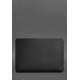 Шкіряний чохол для MacBook 14 дюйм Чорний Crazy Horse BlankNote