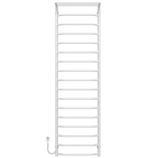 Рушникосушарка електрична Трапеція з полицею П17 500х1800 Deffi Білий EF16 (C.TP.180.50.17.E.W.L.5)