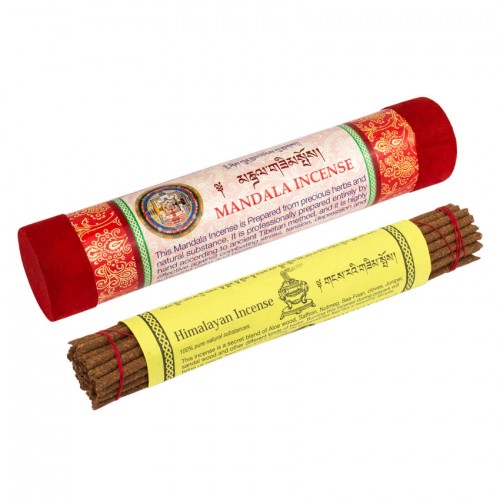 Пахощі Тибетські Himalayan Incense Мандала Mandala 20,3х4х4 см Червоний (26725) в інтернет супермаркеті PbayMarket!