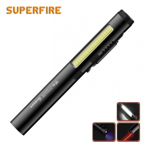 Ліхтар багатофункціональний кишеньковий J01 SuperFire 400 Lumen IP42