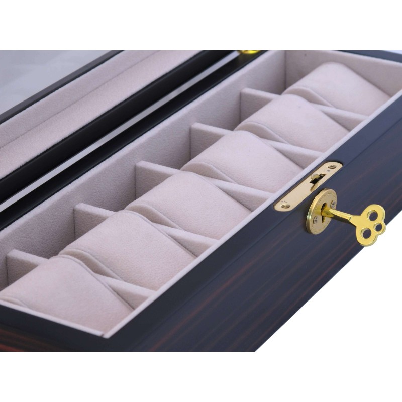 Шкатулка для зберігання годинників Salvadore WB/1087/6.E Бордовий