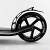 Самокат двоколісний складаний амортизатор Best Scooter PU колеса 100 кг Black and green (105427)