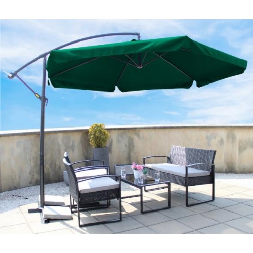 Садова парасоля GardenLine Green 3,5 м + Чехол Садова парасоля GardenLine Green 3,5 м + Чехол