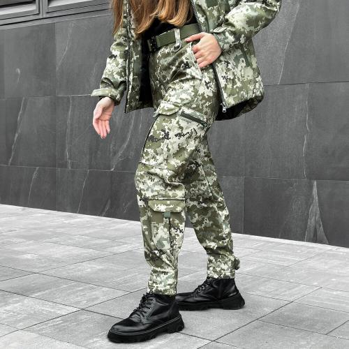 Брюки-карго жіночі Pobedov Static 345940 XXL Піксель (00000005763) Брюки-карго жіночі Pobedov Static 345940 XXL Піксель (00000005763)