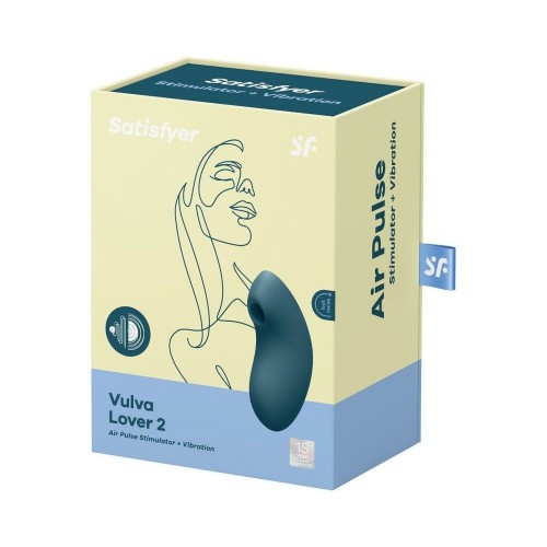 Вакуумний вібратор Satisfyer Vulva Lover 2 Blue в інтернет супермаркеті PbayMarket!