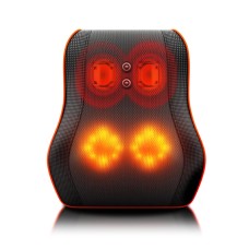 Масажна роликова подушка Brillix PMP-8029 Чорний (PMP-8029)