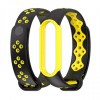 Ремінець MiJobs Sport Style для Xiaomi Mi Band 5/6 Black Yellow