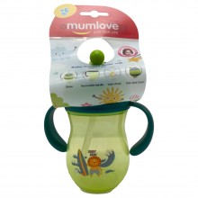 Поїльник з трубочкою Mega Zayka MGZ-0312 (Green) 260 мл