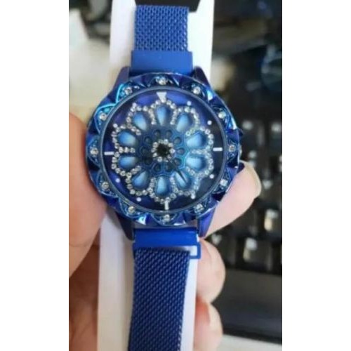 Годинники жіночі з каучуковим ремінцем OPT-TOP Classic Diamonds 40 мм Блакитний (2104618461) Годинники жіночі з каучуковим ремінцем OPT-TOP Classic Diamonds 40 мм Блакитний (2104618461)
