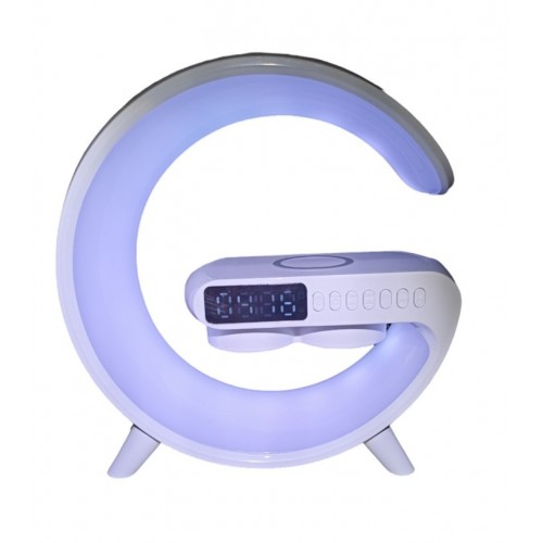 Настільна лампа-нічник Led Wireless Charging Speaker Google G11 8527 15W White Настільна лампа-нічник Led Wireless Charging Speaker Google G11 8527 15W White