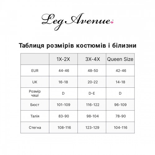 Костюм школярки Leg Avenue Schoolgirl XL/XXL, боді з краваткою в інтернет супермаркеті PbayMarket!