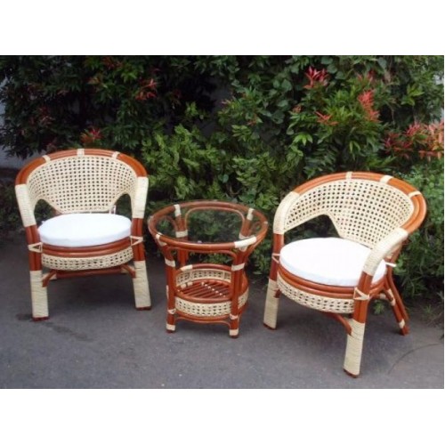 Кавовий комплект меблів Cruzo Ява Тераса Сет 2 предмети Коньяк (kt290420) Кавовий комплект меблів Cruzo Ява Тераса Сет 2 предмети Коньяк (kt290420)