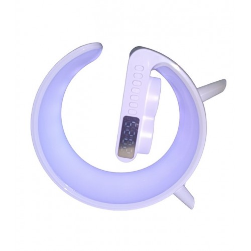 Настільна лампа-нічник Led Wireless Charging Speaker Google G11 8527 15W White Настільна лампа-нічник Led Wireless Charging Speaker Google G11 8527 15W White