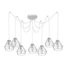 Люстра-павук на сім плафонів MSK Electric Milan NL 538-7 W