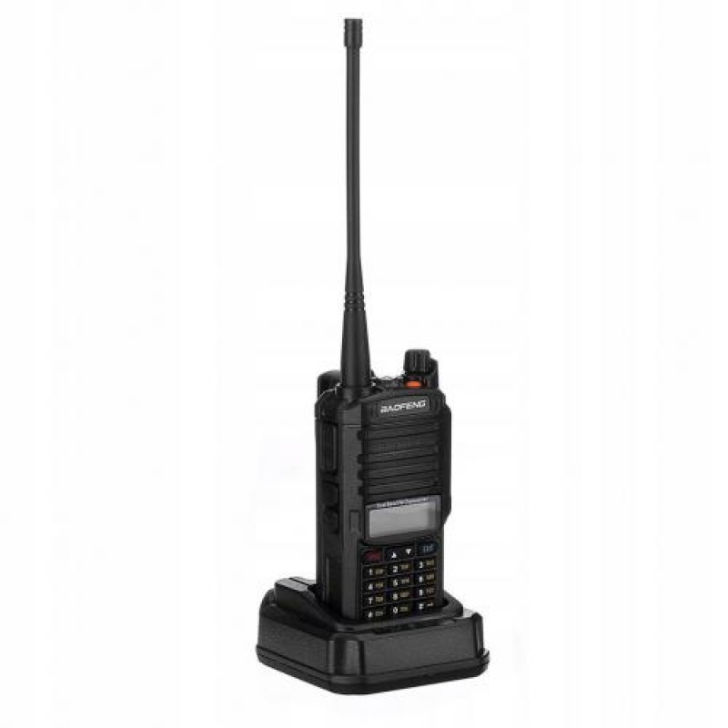 Рація Baofeng UV-9R Plus 5W з гарнітурою Black (3_00579)