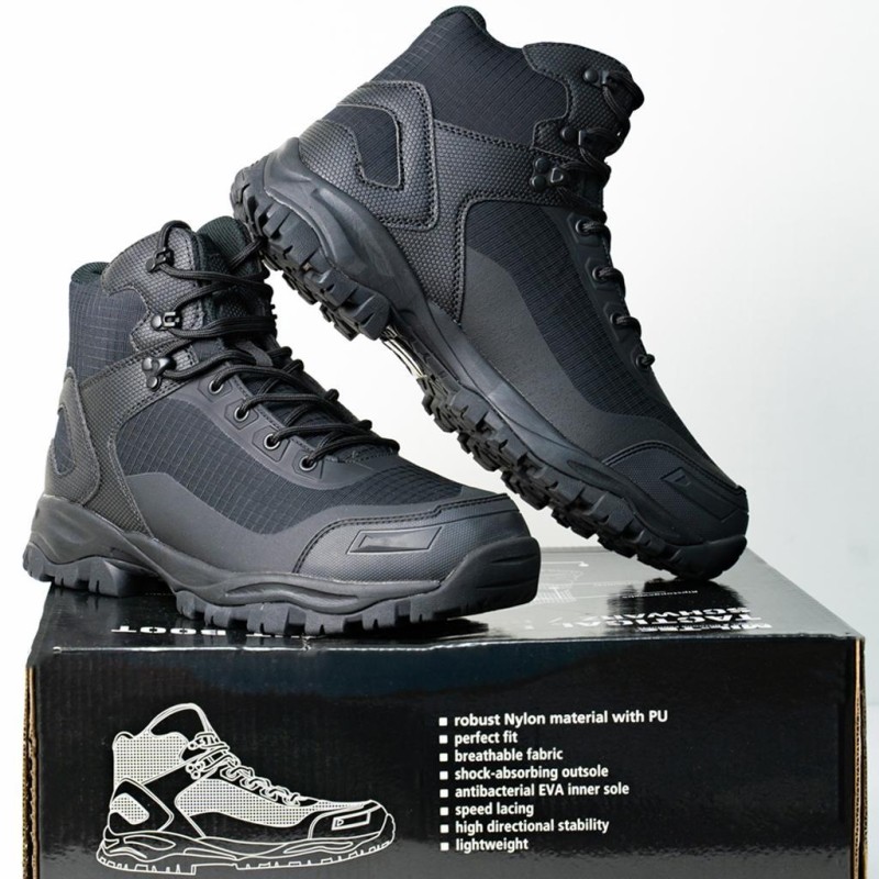 Тактичні черевики Mil-Tec Tactical Boots Lightweight 12816002 44 Чорний (1889654708)