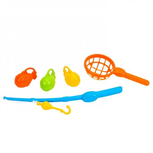 Дитячий ігровий набір в сітці ТехноК Рибалка 7600TXK 41х10,5х8 Різнокольоровий Дитячий ігровий набір в сітці ТехноК Рибалка 7600TXK 41х10,5х8 Різнокольоровий