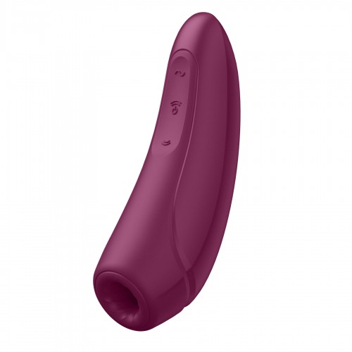 Вакуумний кліторальний стимулятор Satisfyer Curvy 1+ Rose Red з керуванням через інтернет в інтернет супермаркеті PbayMarket!