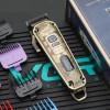 Машинка для стрижки волосся VGR V-005 акумуляторна 8 насадок 2600mAh 8W Gold