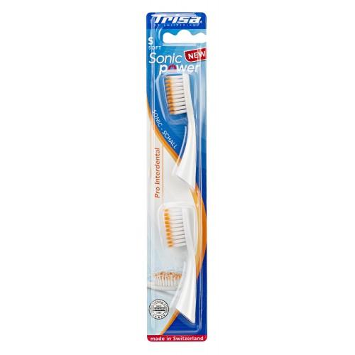 Насадка для зубної електрощітки Trisa Sonic Power Soft 4667.9801 Біло-жовтий в інтернет супермаркеті PbayMarket!