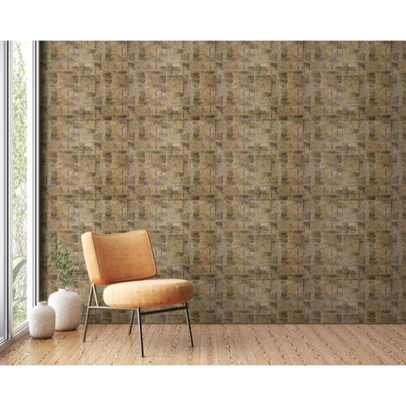 Самоклеюча декоративна 3D панель Loft Expert Цегла пустеля 700x770x5 мм Коричневий (624)