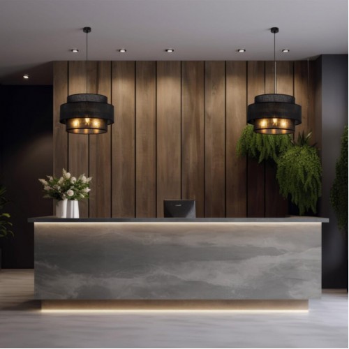 Люстра TK Lighting Calisto Чорний (TK5099)