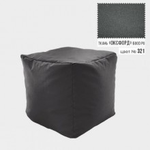 Безкаркасне крісло Пуф Кубик Coolki 45x45 Сірий Оксфорд 600