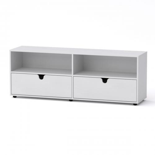 Тумба під ТВ МГ-7 Компанит Німфея альба (160х40х58, 8 см) Тумба під ТВ МГ-7 Компанит Німфея альба (160х40х58, 8 см)